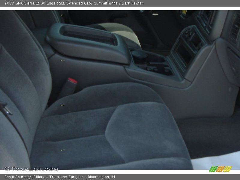Summit White / Dark Pewter 2007 GMC Sierra 1500 Classic SLE Extended Cab