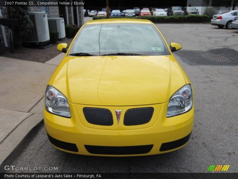 Competition Yellow / Ebony 2007 Pontiac G5