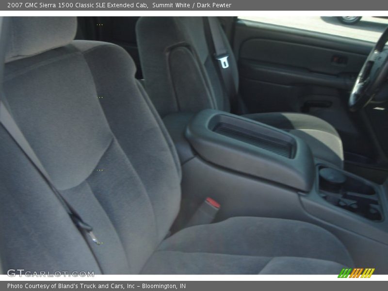Summit White / Dark Pewter 2007 GMC Sierra 1500 Classic SLE Extended Cab