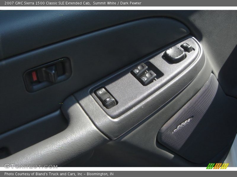 Summit White / Dark Pewter 2007 GMC Sierra 1500 Classic SLE Extended Cab