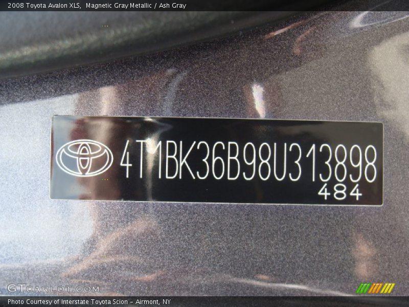 Magnetic Gray Metallic / Ash Gray 2008 Toyota Avalon XLS