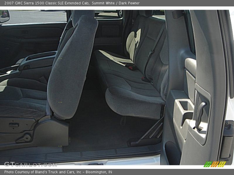 Summit White / Dark Pewter 2007 GMC Sierra 1500 Classic SLE Extended Cab