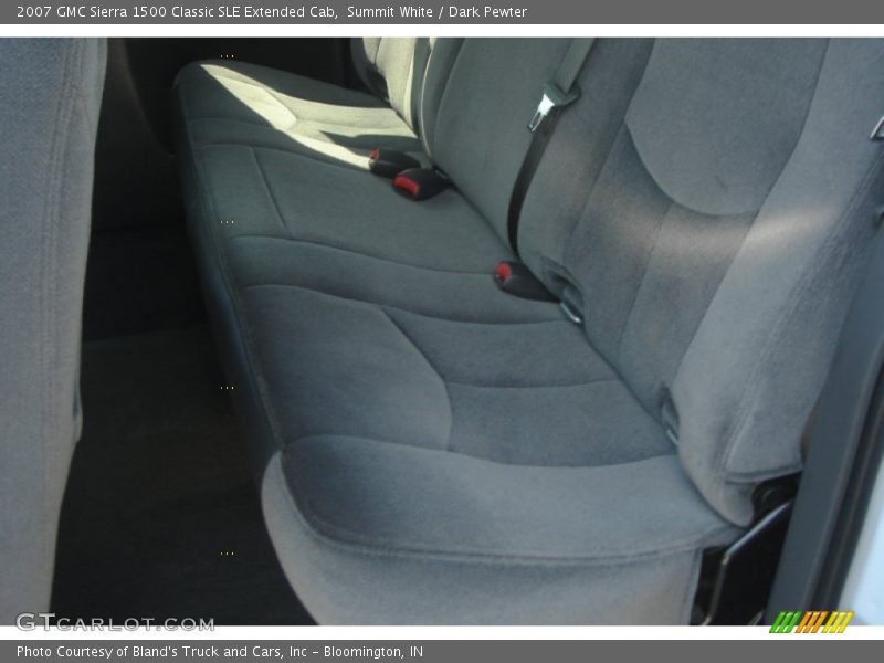 Summit White / Dark Pewter 2007 GMC Sierra 1500 Classic SLE Extended Cab