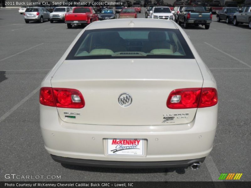 Sand Beige Metallic / Cocoa/Cashmere 2011 Buick Lucerne CXL