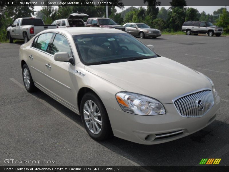 Sand Beige Metallic / Cocoa/Cashmere 2011 Buick Lucerne CXL