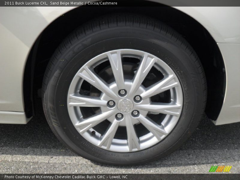 Sand Beige Metallic / Cocoa/Cashmere 2011 Buick Lucerne CXL