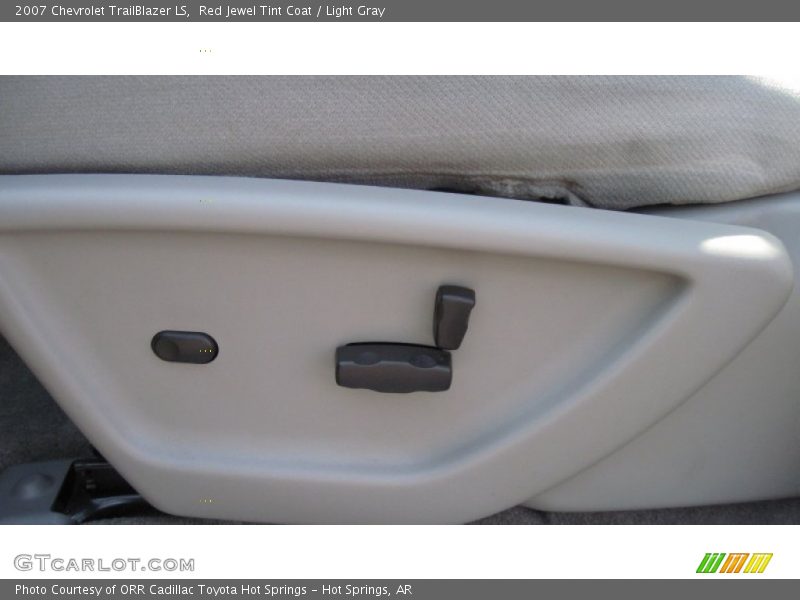 Red Jewel Tint Coat / Light Gray 2007 Chevrolet TrailBlazer LS