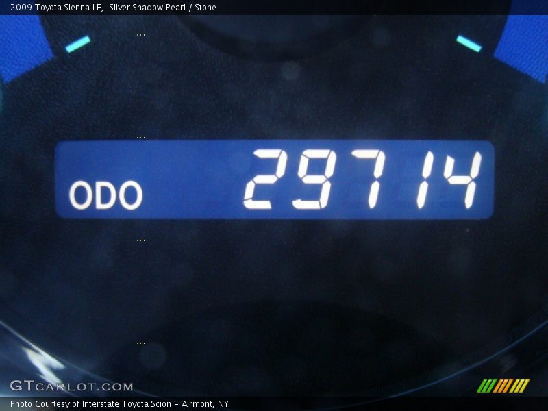 Silver Shadow Pearl / Stone 2009 Toyota Sienna LE