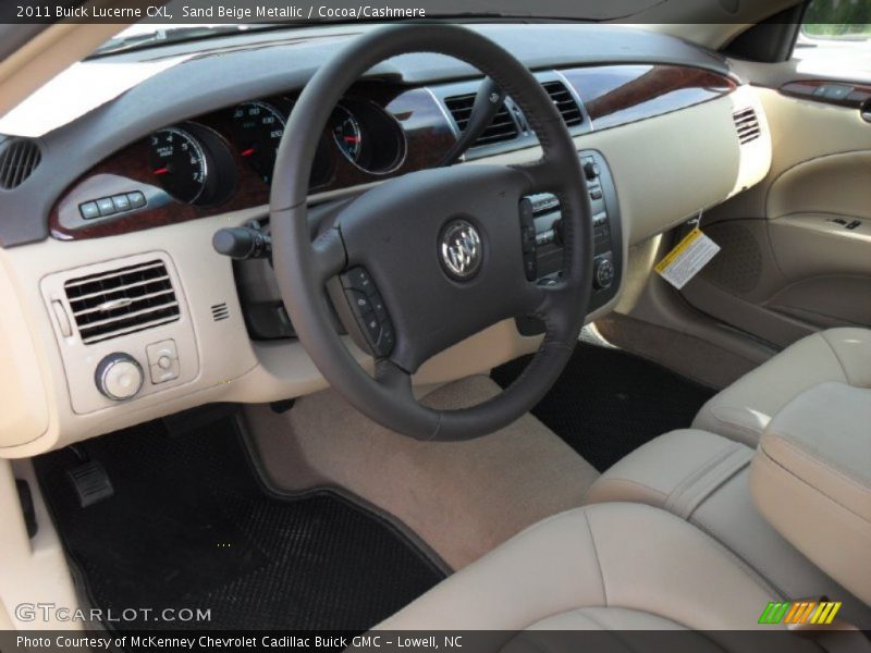 Sand Beige Metallic / Cocoa/Cashmere 2011 Buick Lucerne CXL