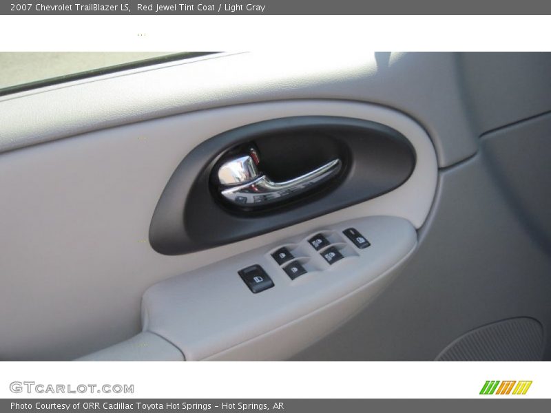 Red Jewel Tint Coat / Light Gray 2007 Chevrolet TrailBlazer LS