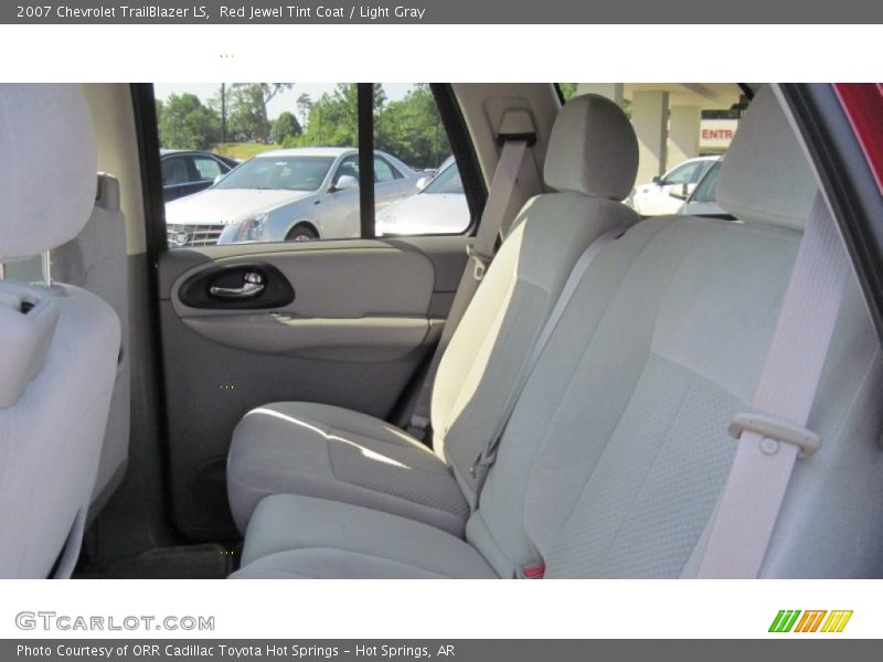 Red Jewel Tint Coat / Light Gray 2007 Chevrolet TrailBlazer LS