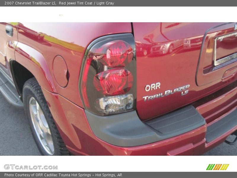 Red Jewel Tint Coat / Light Gray 2007 Chevrolet TrailBlazer LS