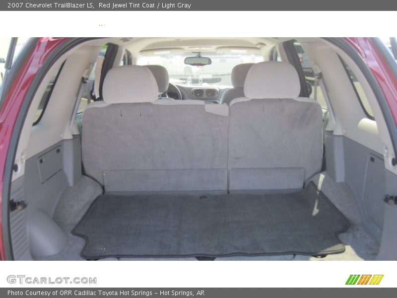 Red Jewel Tint Coat / Light Gray 2007 Chevrolet TrailBlazer LS