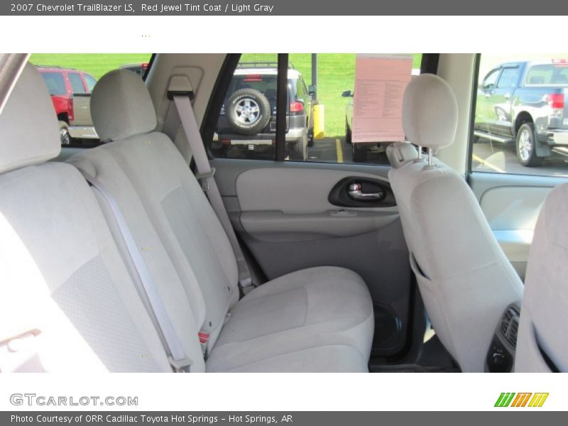 Red Jewel Tint Coat / Light Gray 2007 Chevrolet TrailBlazer LS