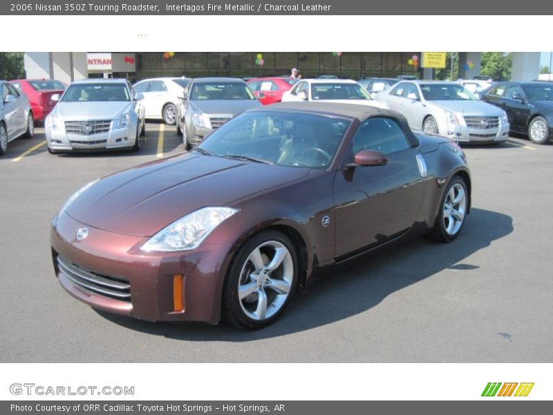 Interlagos Fire Metallic / Charcoal Leather 2006 Nissan 350Z Touring Roadster