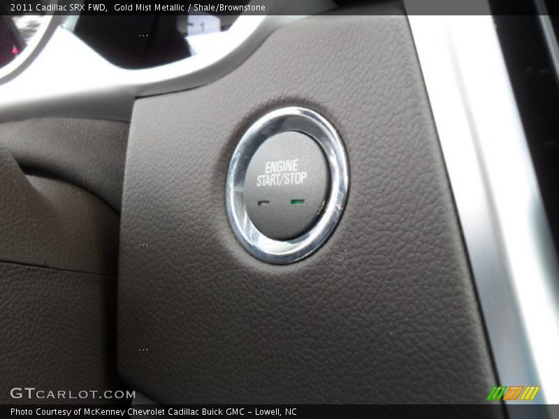 Gold Mist Metallic / Shale/Brownstone 2011 Cadillac SRX FWD