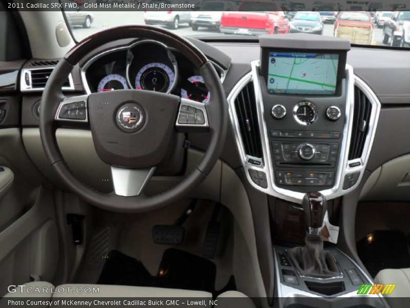 Gold Mist Metallic / Shale/Brownstone 2011 Cadillac SRX FWD