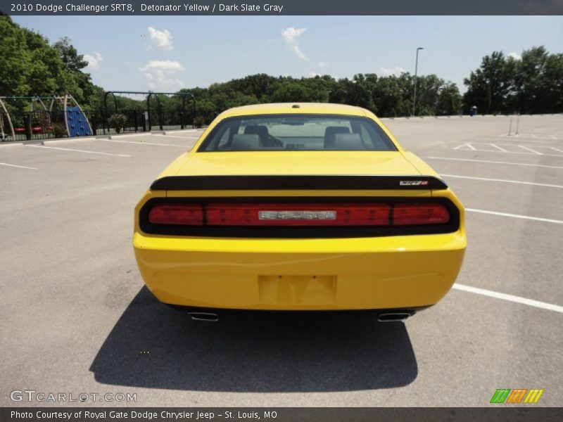 Detonator Yellow / Dark Slate Gray 2010 Dodge Challenger SRT8