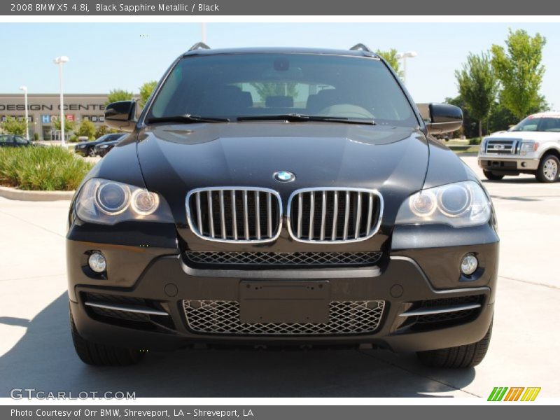 Black Sapphire Metallic / Black 2008 BMW X5 4.8i