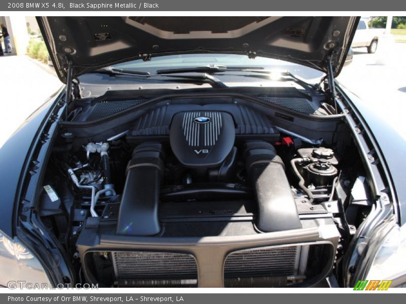 Black Sapphire Metallic / Black 2008 BMW X5 4.8i