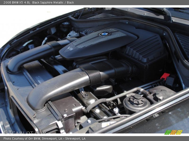 Black Sapphire Metallic / Black 2008 BMW X5 4.8i