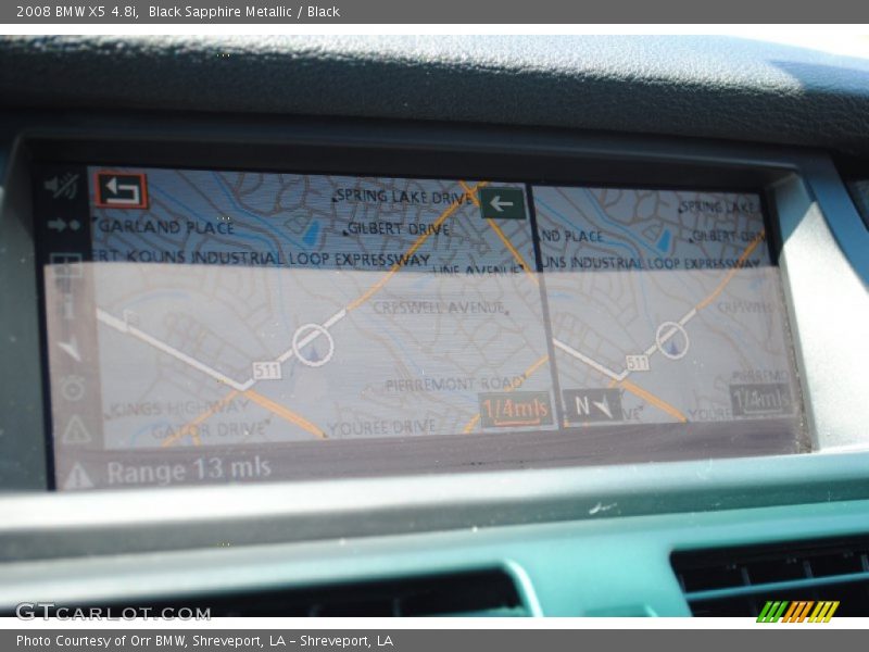 Black Sapphire Metallic / Black 2008 BMW X5 4.8i