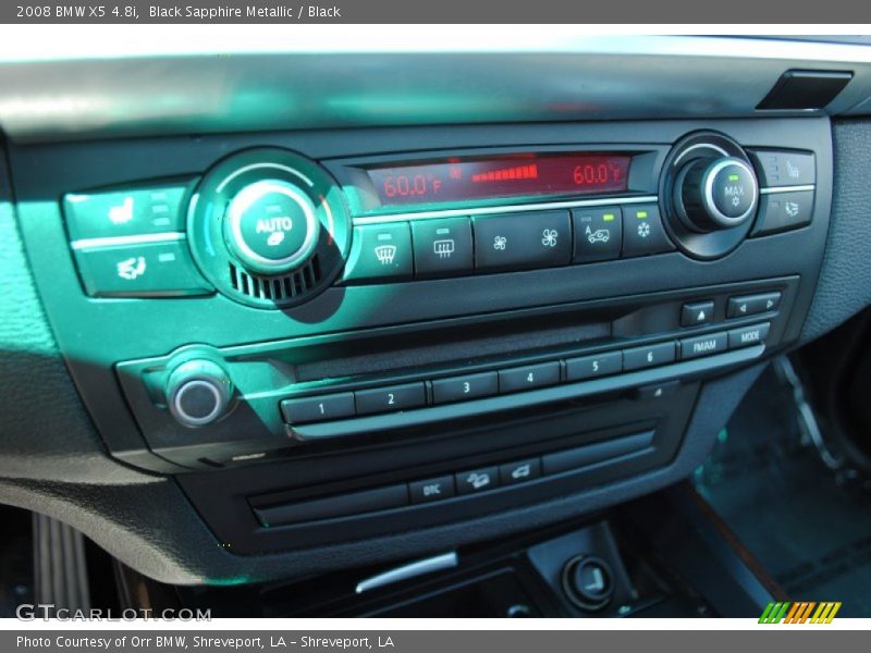 Black Sapphire Metallic / Black 2008 BMW X5 4.8i