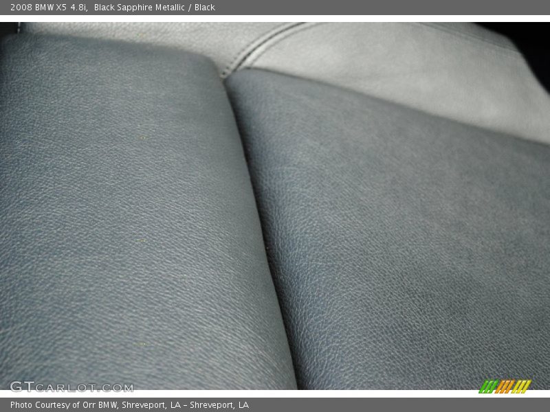 Black Sapphire Metallic / Black 2008 BMW X5 4.8i