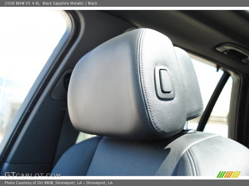 Black Sapphire Metallic / Black 2008 BMW X5 4.8i