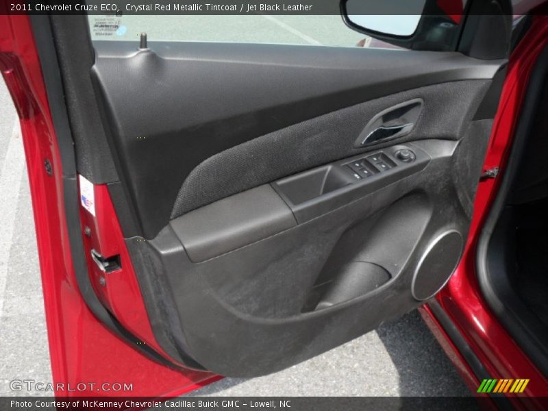 Crystal Red Metallic Tintcoat / Jet Black Leather 2011 Chevrolet Cruze ECO