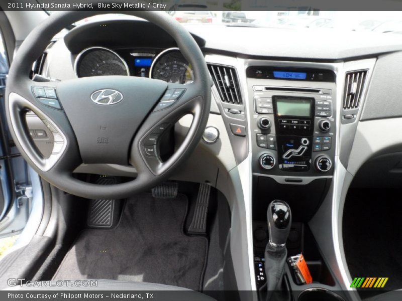 Dashboard of 2011 Sonata Hybrid