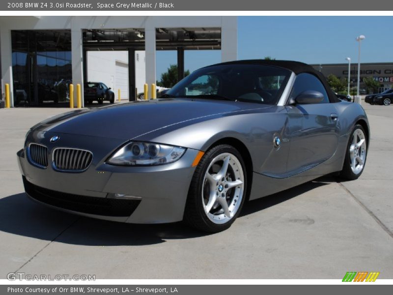 Space Grey Metallic / Black 2008 BMW Z4 3.0si Roadster