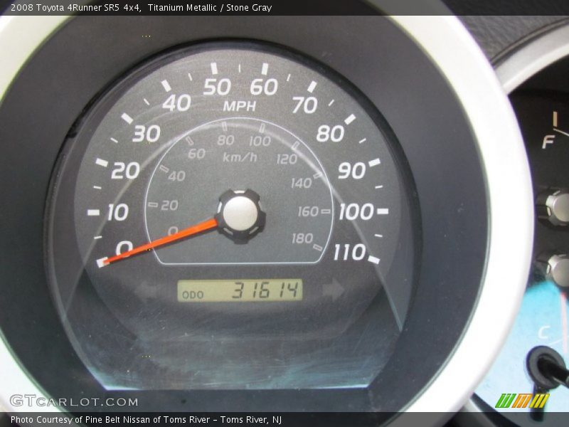 Titanium Metallic / Stone Gray 2008 Toyota 4Runner SR5 4x4