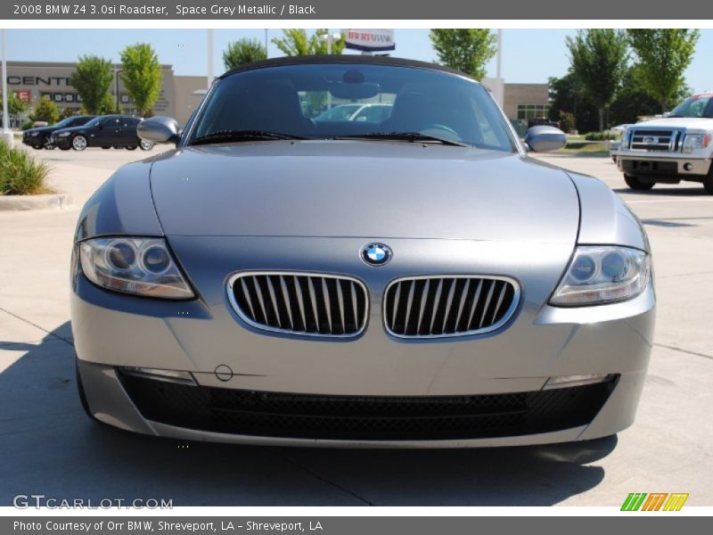Space Grey Metallic / Black 2008 BMW Z4 3.0si Roadster