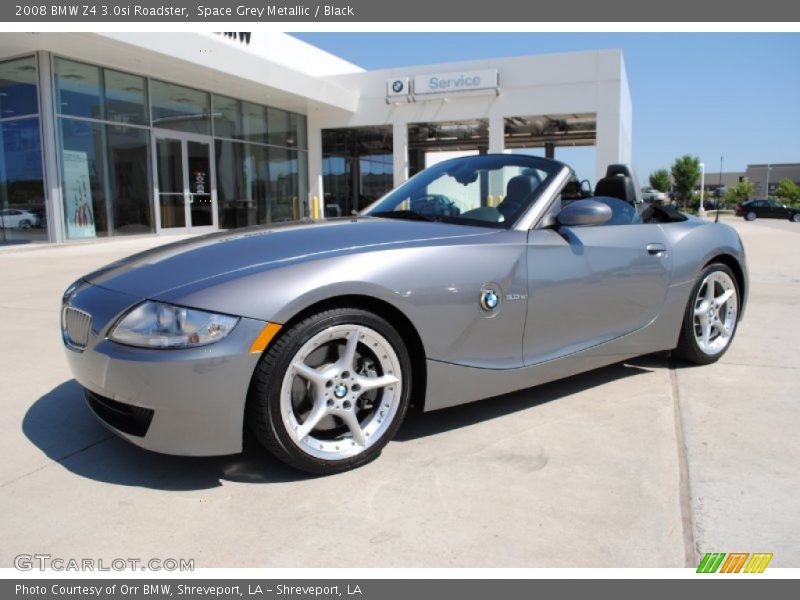 Space Grey Metallic / Black 2008 BMW Z4 3.0si Roadster