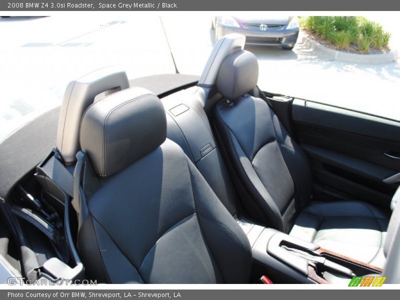 Space Grey Metallic / Black 2008 BMW Z4 3.0si Roadster