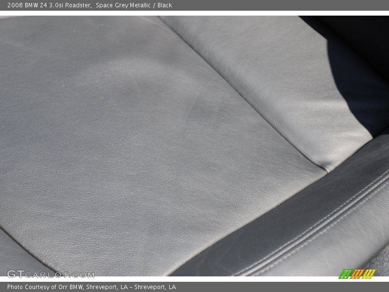 Space Grey Metallic / Black 2008 BMW Z4 3.0si Roadster