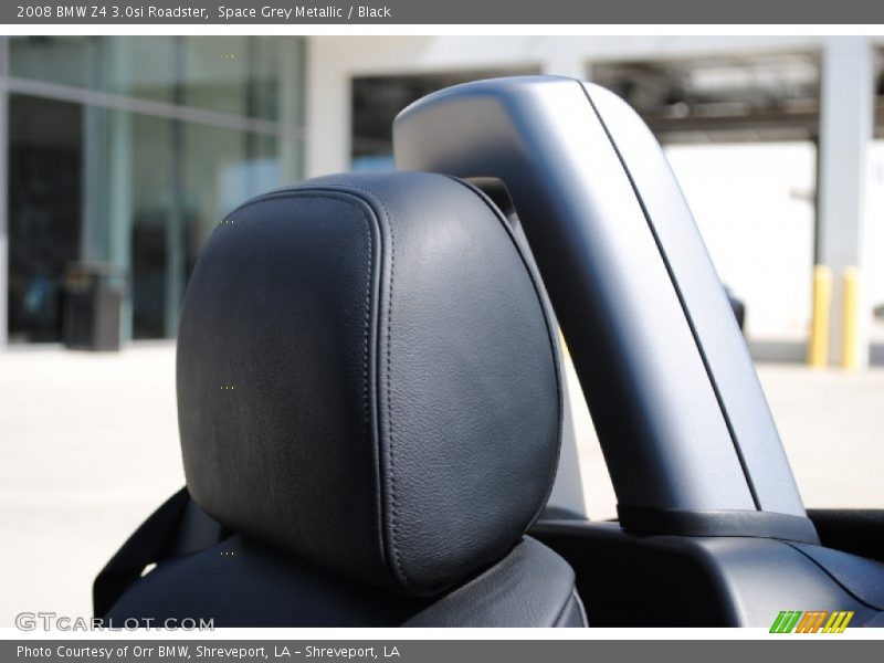 Space Grey Metallic / Black 2008 BMW Z4 3.0si Roadster