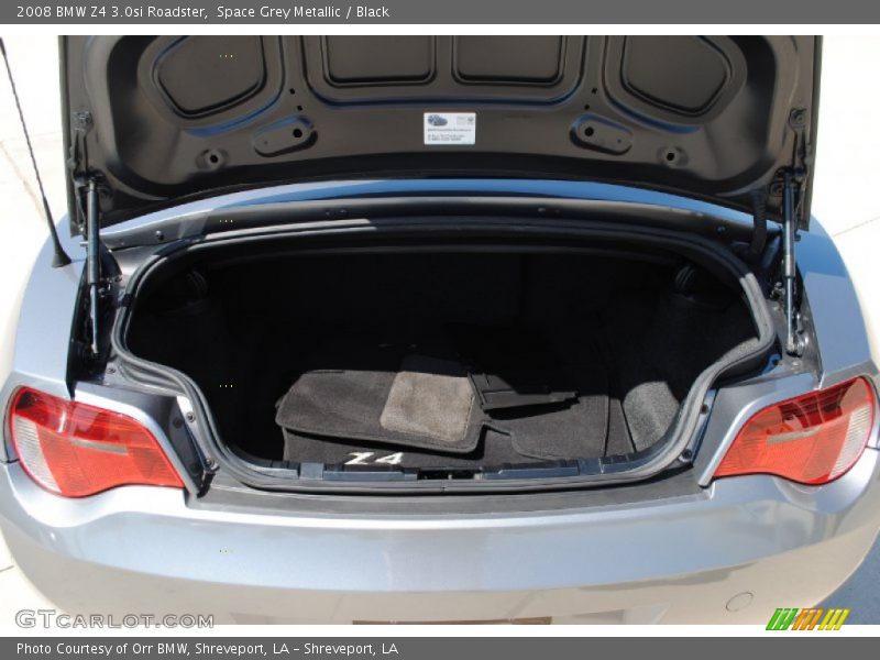 Space Grey Metallic / Black 2008 BMW Z4 3.0si Roadster