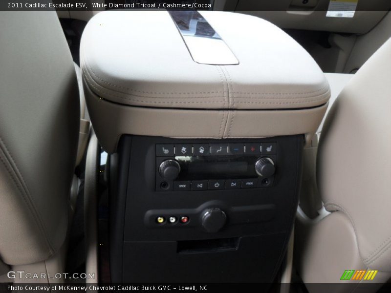 White Diamond Tricoat / Cashmere/Cocoa 2011 Cadillac Escalade ESV