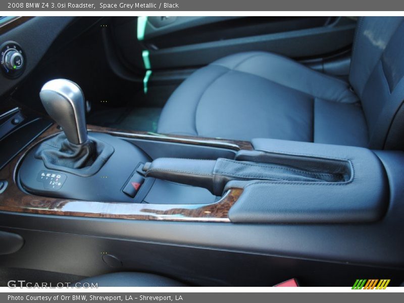Space Grey Metallic / Black 2008 BMW Z4 3.0si Roadster