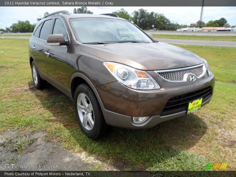 Sahara Bronze Metallic / Gray 2011 Hyundai Veracruz Limited