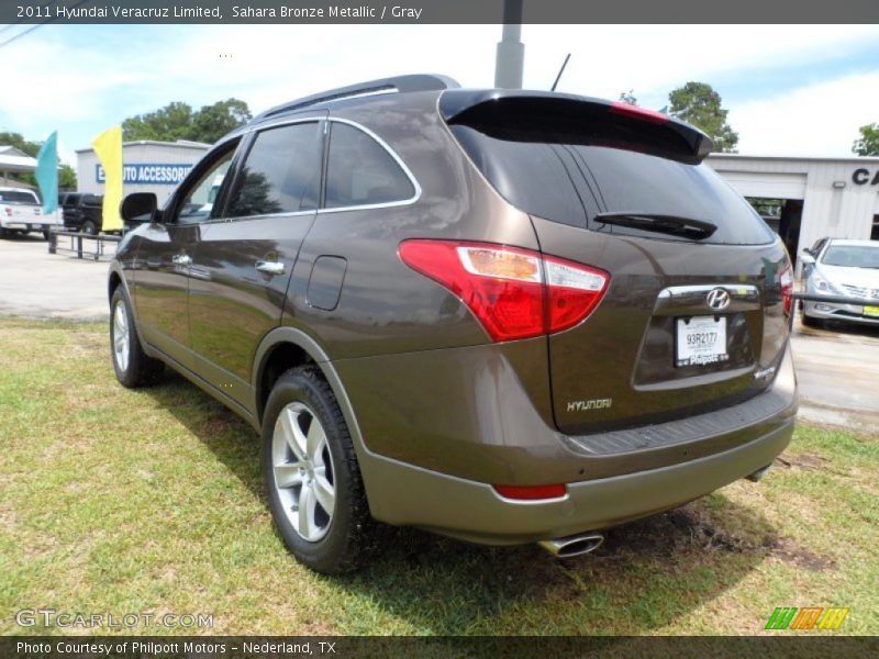 Sahara Bronze Metallic / Gray 2011 Hyundai Veracruz Limited