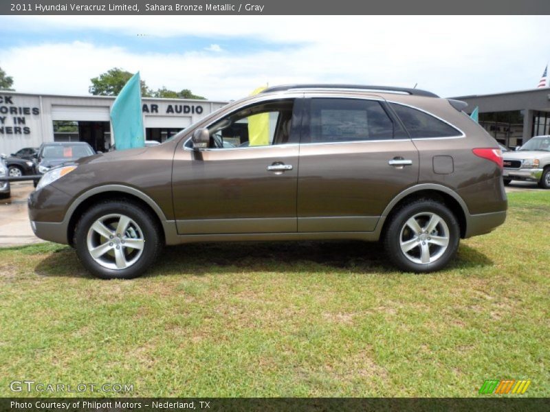 Sahara Bronze Metallic / Gray 2011 Hyundai Veracruz Limited