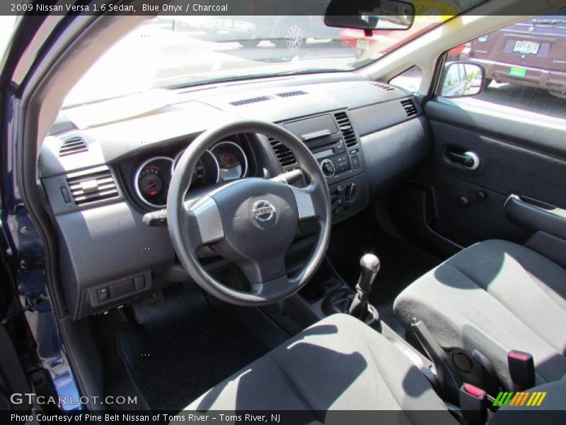 Blue Onyx / Charcoal 2009 Nissan Versa 1.6 Sedan