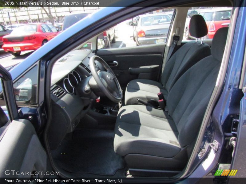 Blue Onyx / Charcoal 2009 Nissan Versa 1.6 Sedan