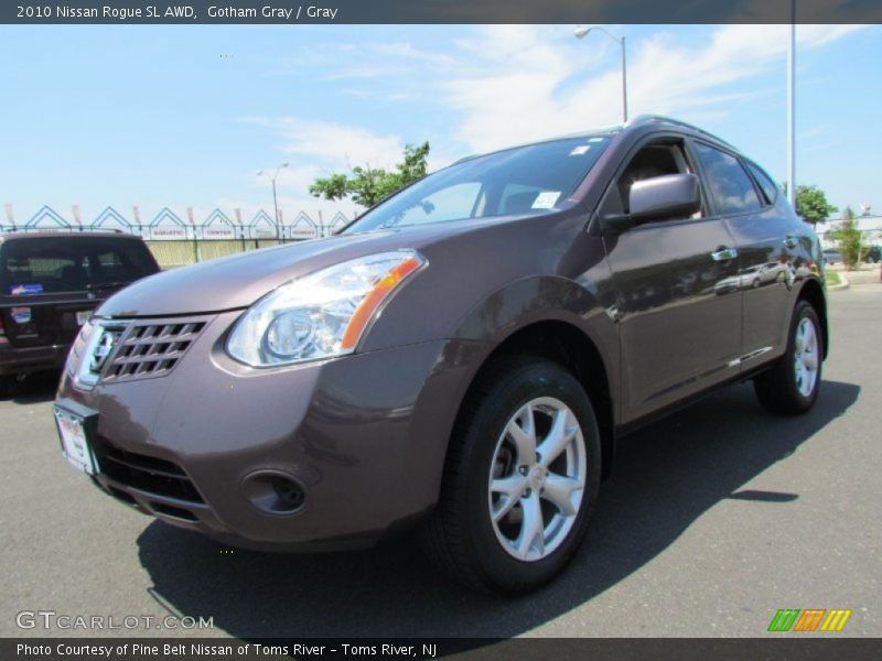 Gotham Gray / Gray 2010 Nissan Rogue SL AWD