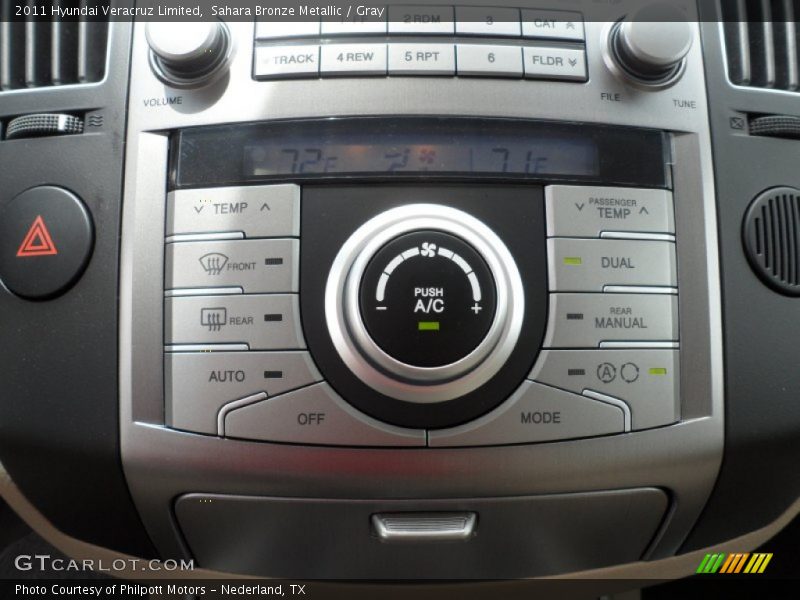 Sahara Bronze Metallic / Gray 2011 Hyundai Veracruz Limited