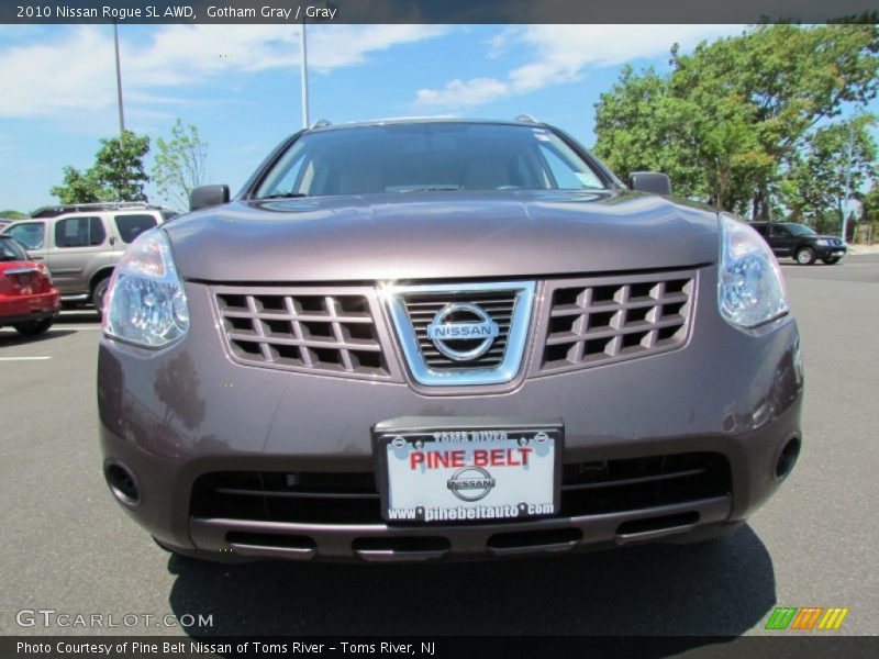 Gotham Gray / Gray 2010 Nissan Rogue SL AWD