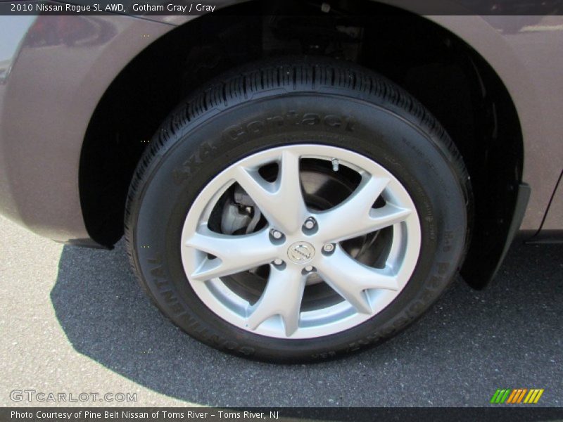 Gotham Gray / Gray 2010 Nissan Rogue SL AWD